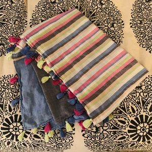 🖤 Colorful Striped Scarf